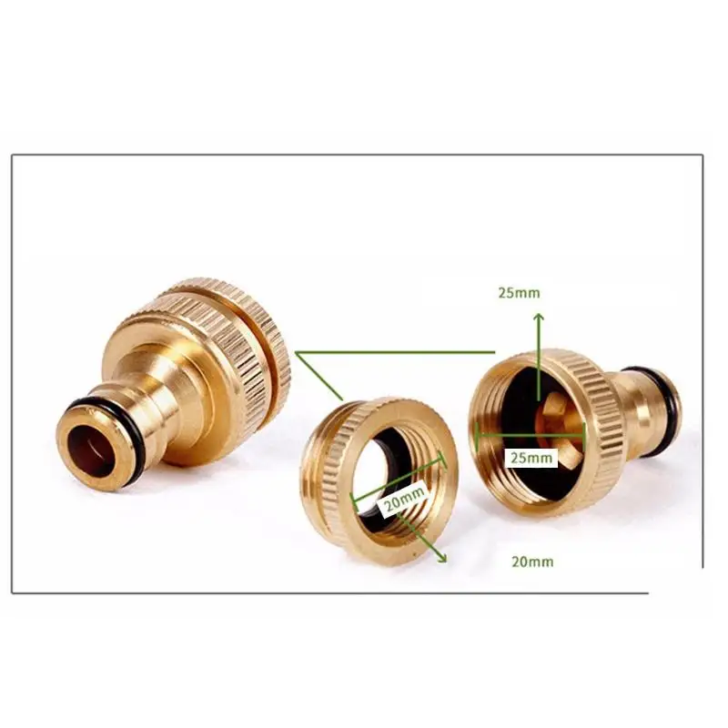 

Brass Faucets Standard Connector Washing Machine Gun Quick Connect Fitting Pipe Connections Threaded Tap Connectors Tools