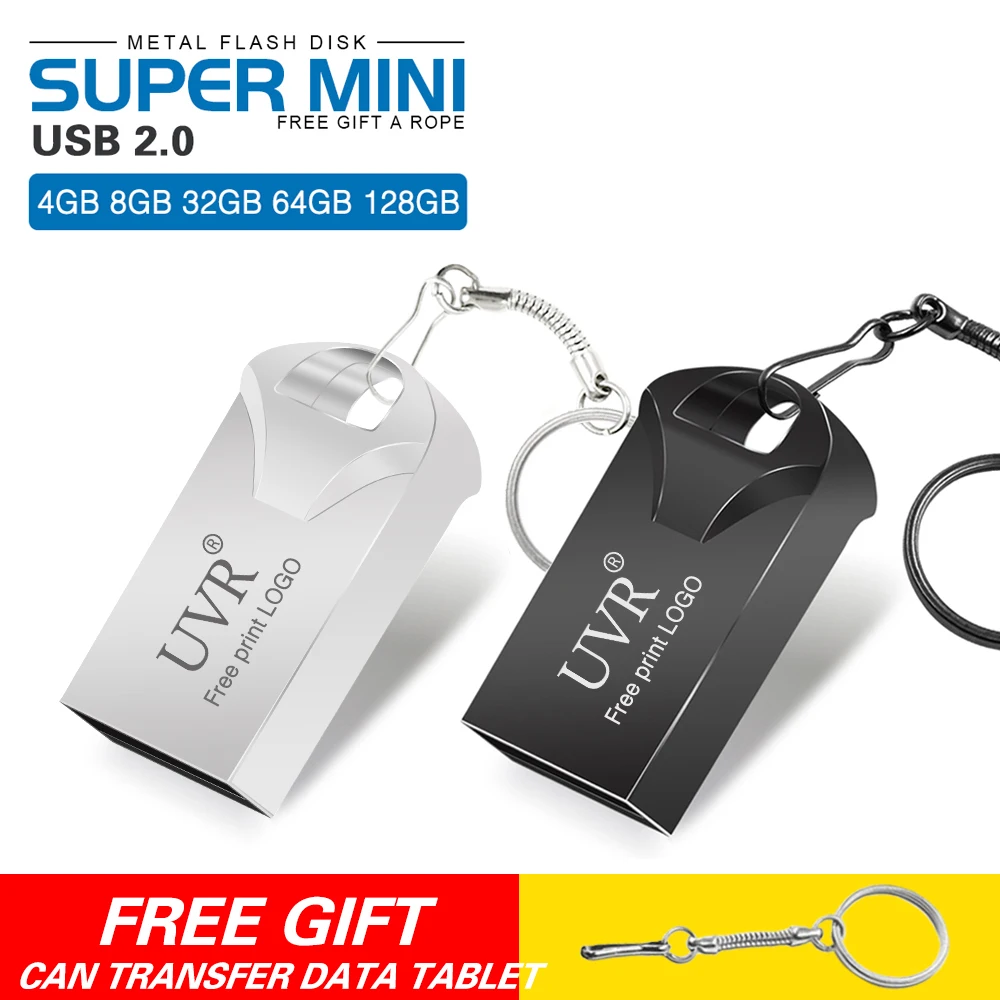 Супер мини usb флеш-накопитель 8 ГБ, металлическая Флешка 64 ГБ, карта памяти 16 Гб, usb 2,0, флеш-накопитель 32 ГБ, флеш-диск 128 ГБ, печать логотипа