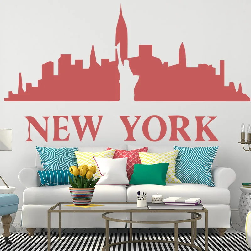 3d-наклейка на стену Нью-Йорк | Дом и сад
