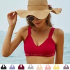 Бюстгальтер женский FINETOO, бесшовный, с U-образной спинкой, глубоким V-образным вырезом, 2021