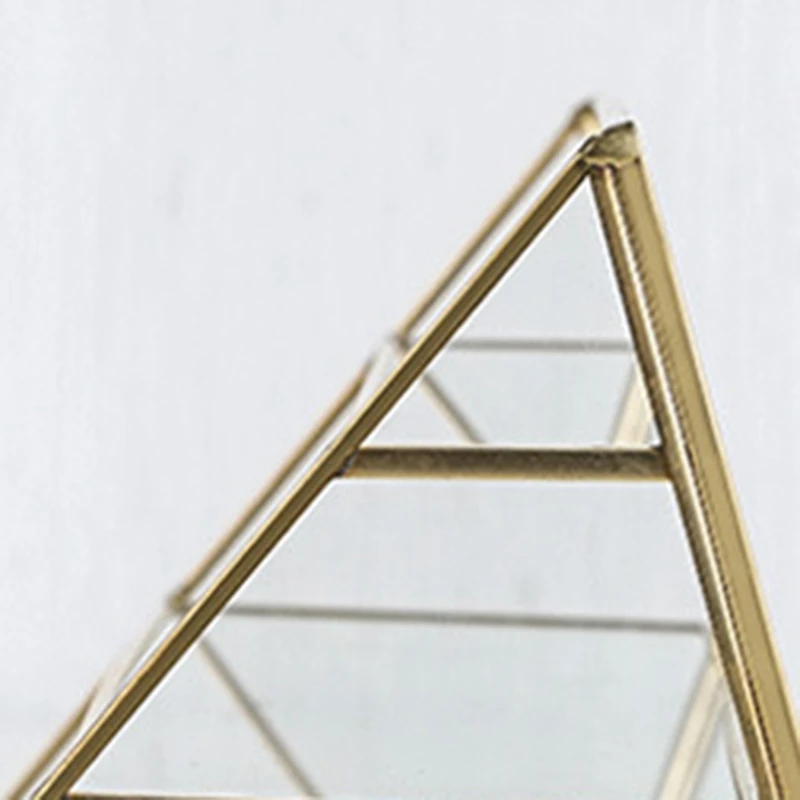 

Three-Layer Glass Jewelry Rack Decoration Ornaments Home Bedroom Dresser Cosmetic Storage Finishing Box Large