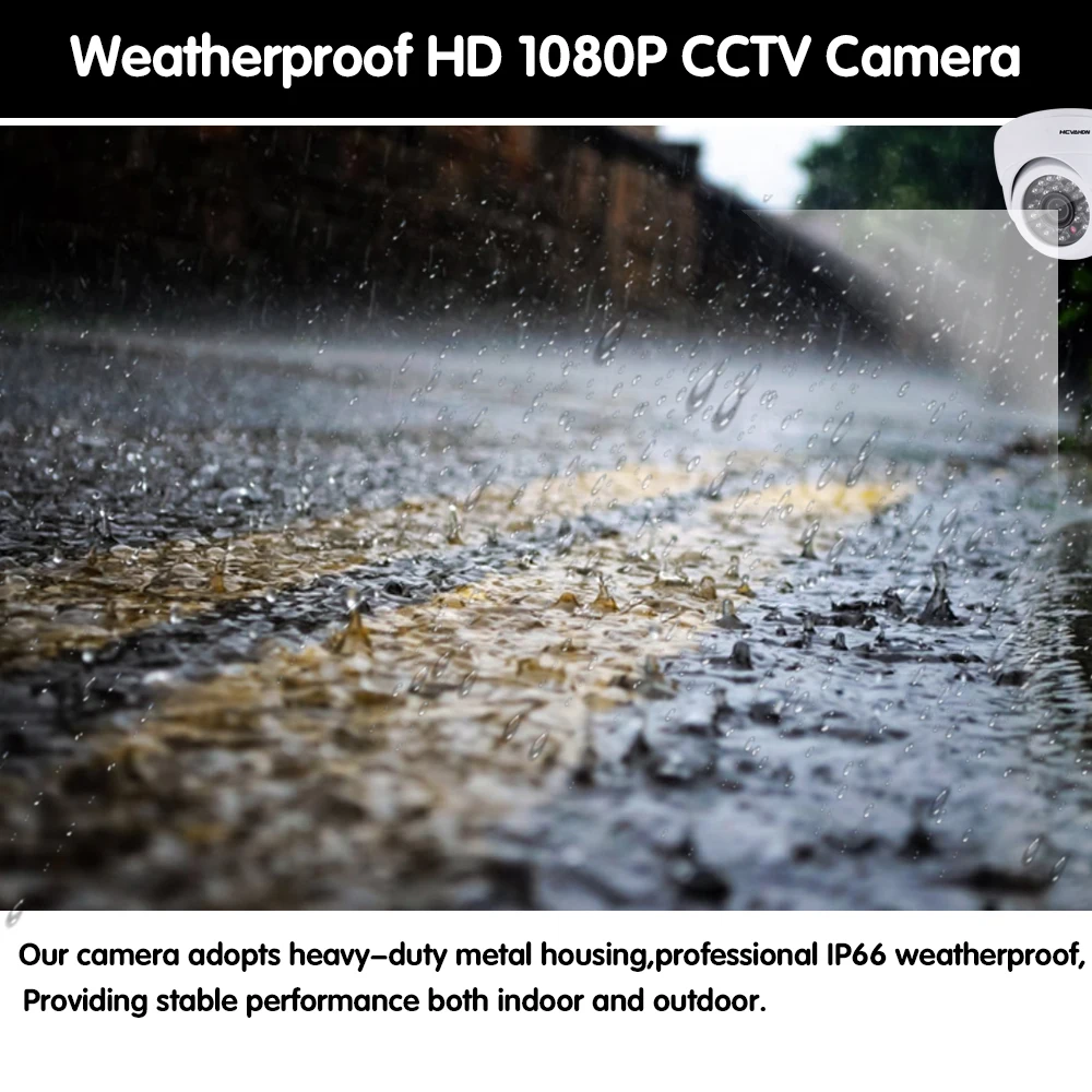 

HCVAHDN Home HD 1080p 4 in 1 AHD TVI CVI CVBS 1920*1080 2mp CCTV Camera Security Outdoor Indoor dome Camera