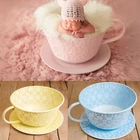 Креативная Новая Железная корзина чайная чашка аксессуары реквизит для фотосъемки новорожденных реквизит для студийной фотосъемки новорожденных подарок для душа