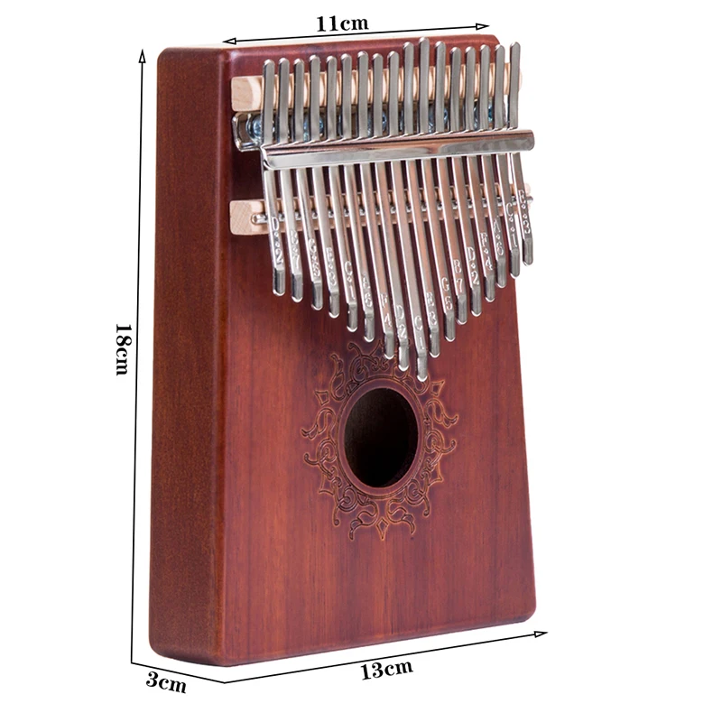 Kalimba 17 клавиш большой палец пианино Sanza Mbira высокое качество KOA деревянный корпус