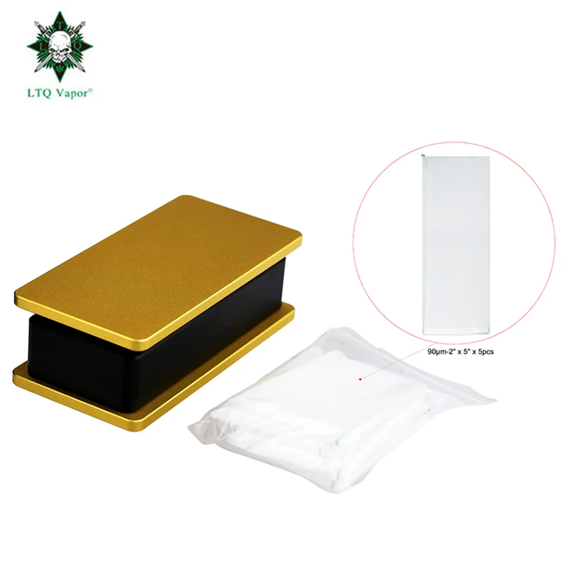 

Оригинальная пресс-форма LTQ для канифоли с 5 шт. пакетов для канифоли 2x4 дюйма 6061 формочка для предварительного прессования из авиационного алюминия