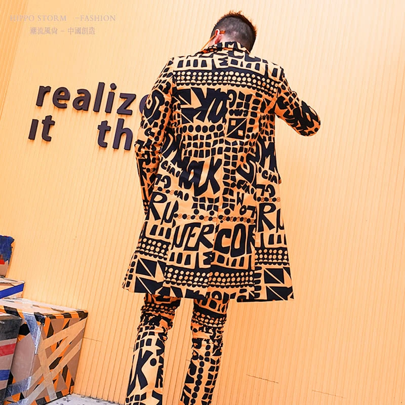 Мужской облегающий блейзер желтый костюм куртка для ночного клуба сценический