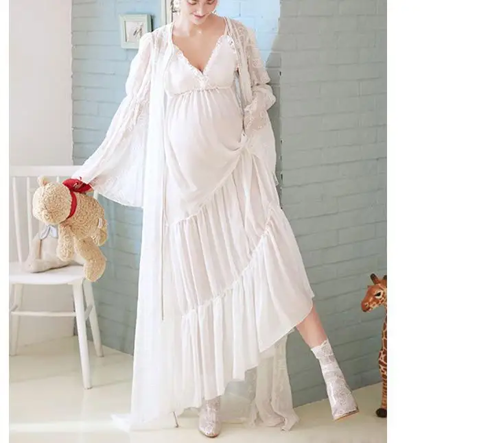 Платье для беременных фотосессии длинное платье Одежда женщин фотосъемки