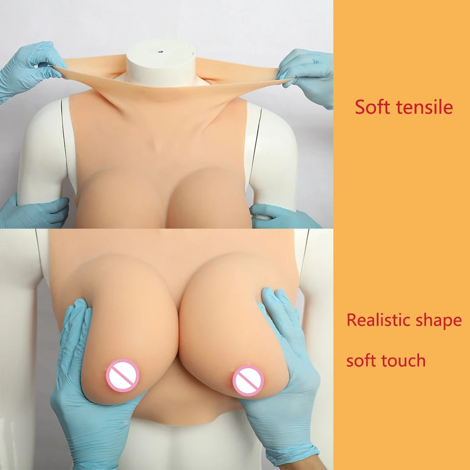 

Crossdressing Boob With Realistic Big Nipples For Shemale Crossdresser Transgender Fake Breast Form Silicone Boobs