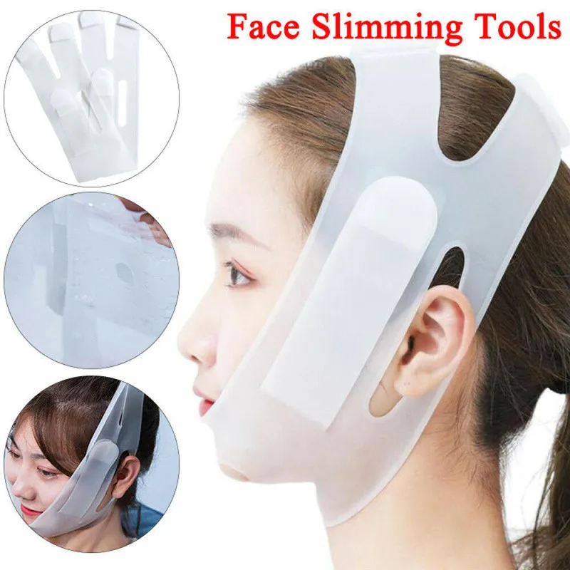 

2021 New Arrivals Nano Silicone Facial Slimming Bandage V Line Shape Face Lift-UP Mask Cheek Chin Neck Slim Thin Care Tool