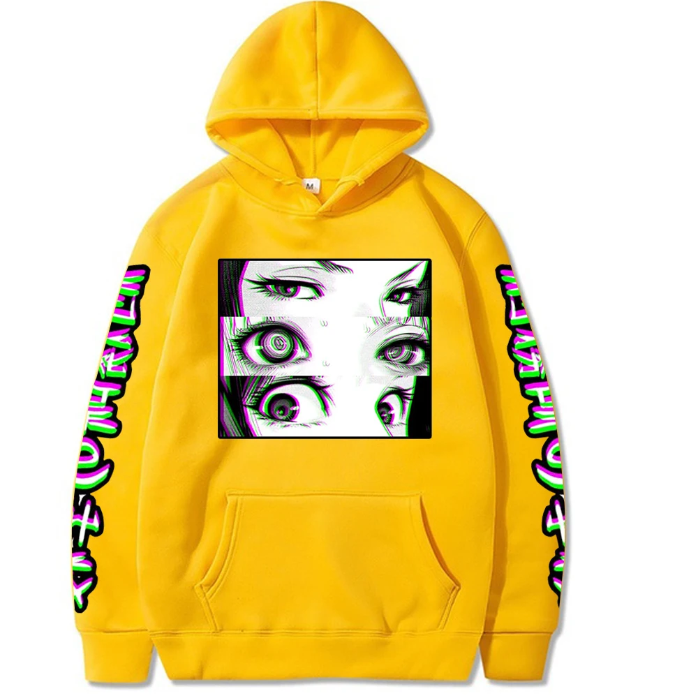 

2020 New Prison School Eyes Sad Japanese Anime Printed Men/women Hoodie Long Sleeve Sweatshirt