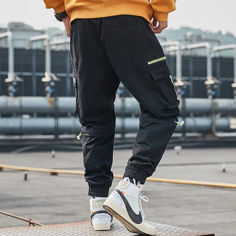 Брюки мужские демисезонные повседневные джоггеры модные спортивные штаны брюки