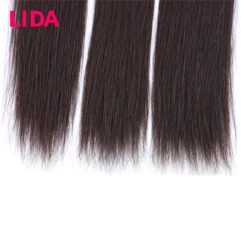 Lida плетеные человеческие волосы, без уточка, объемные волосы для наращивания, не Реми, бразильские человеческие волосы, пучки 100 г/шт. от AliExpress WW
