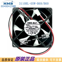 new original nmb 3110rl 05w b69 8025 8cm 24v 0 22a inverter server printer copier fan
