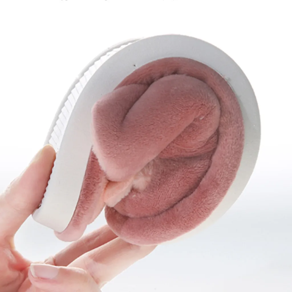 Children Home Slippers Plus Velvet Toddler Infant Kids Cute Cartoon Rabbit Warm Non-slip Floor Soft Cotton Shoe 70 |