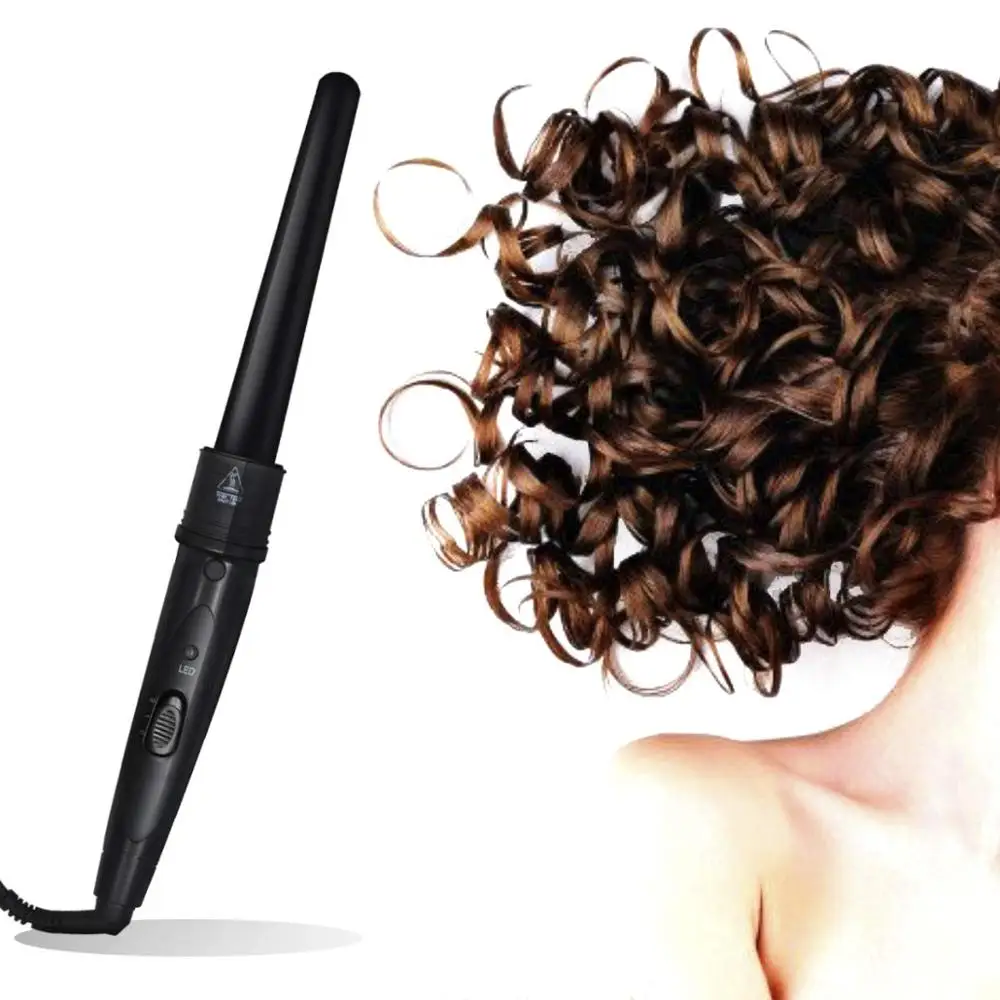 6 в 1 щипцы для завивки волос Лупер колебаться Электрический шаг Вращающийся афро