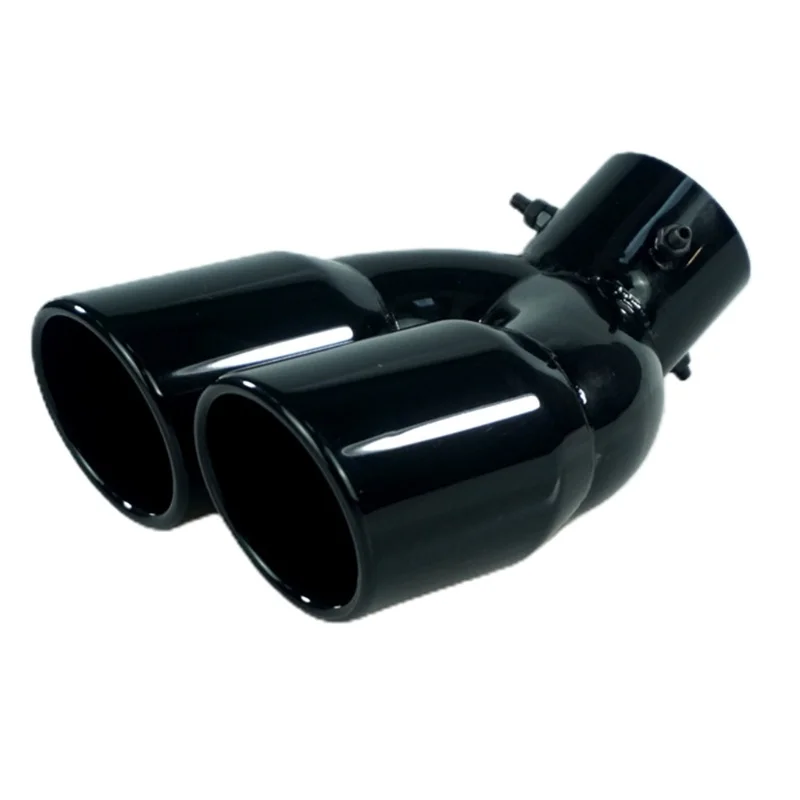 

Automobile exhaust pipe, double silencing stainless steel general rear silencer
