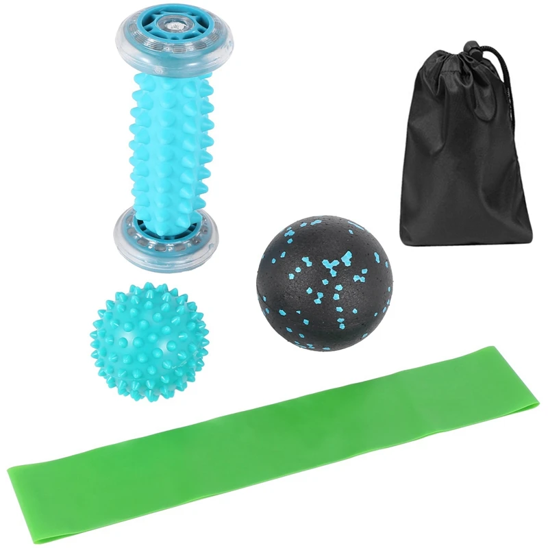 

Набор массажных мячей для тренировок, физиотерапии, ухода за здоровьем, для тренажерного зала, йоги, рук, фитнеса, расслабления мышц, портати...