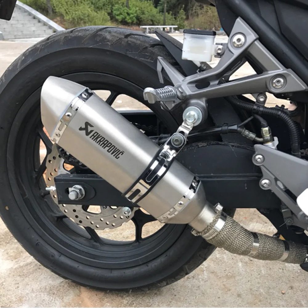 Мотоцикл Akrapovic выхлоп 51 мм мото Глушитель Трубы побега с дБ убийца для yamaha tracer 700 thundercat r6 2000 xj600 dt tzr