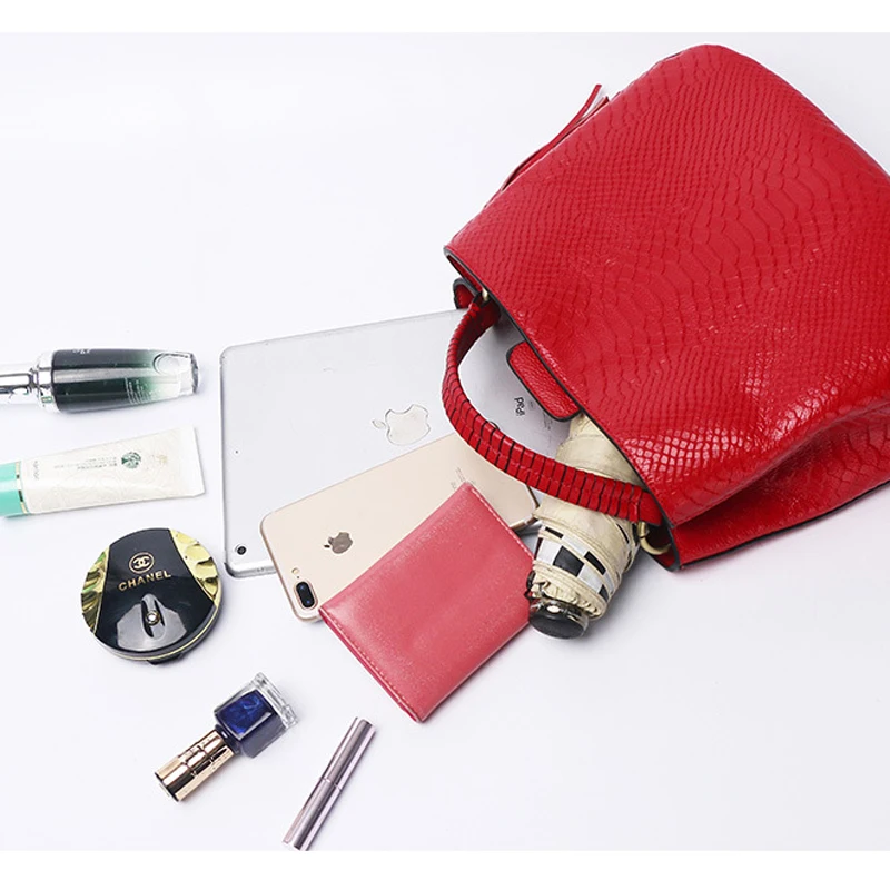 

New First Layer Cowhide Handbag Fashion Hot Style Ladies One-shoulder Diagonal Bag Leather Handbags