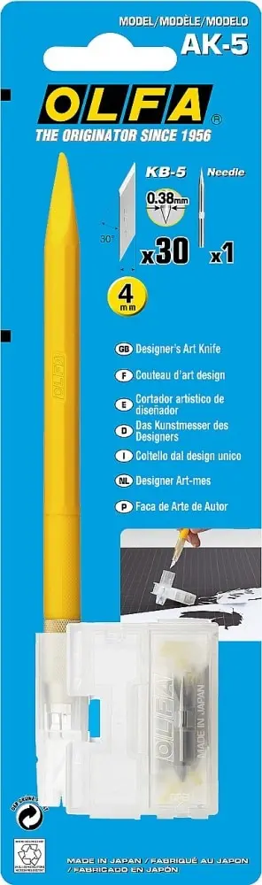 Нож OLFA &quotUtility Models&quot перовой дизайнерский для точных работ рукоятка с мини