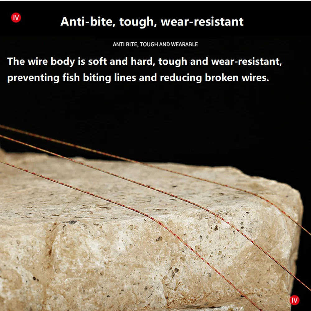 1 шт./лот рыболовная леска 100 м пятнистая гладкая невидимая углеволоконная