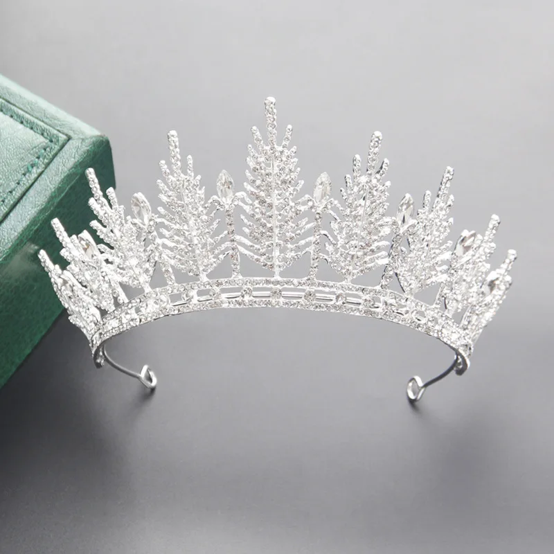 

Luxury bridal crown headdress atmosphere wedding dress wedding queen princess crown wedding hair accessories
