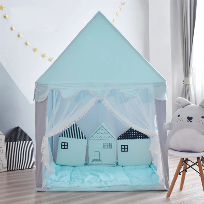 children princess castle tents portable indoor outdoor teepee tent for kids folding play tent house baby balls pool playhouse free global shipping