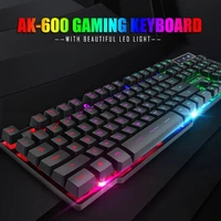 imice ak 600 wired gaming keyboard mechanical backlit keyboards usb keyboard computer game keyboards with liquid diversion hole