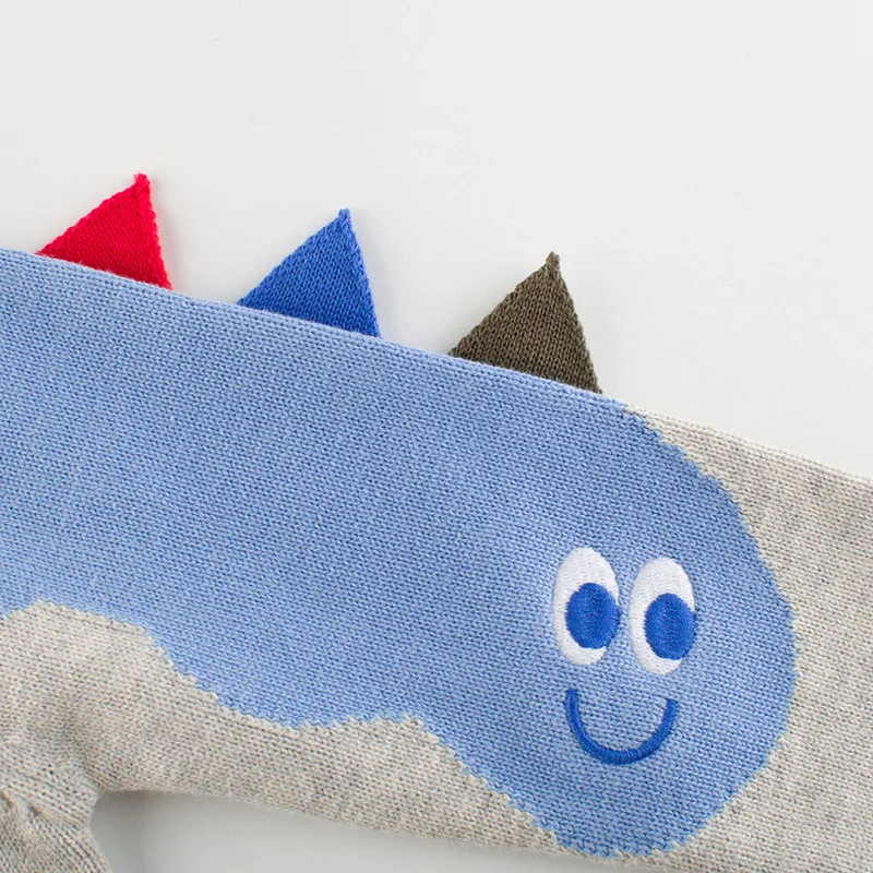

Dinosaur Pattern Boys Knitted Sweater For Toddler Boy Kids Casual Spring Cartoon Warm Cotton Boys Sweaters Pullovers