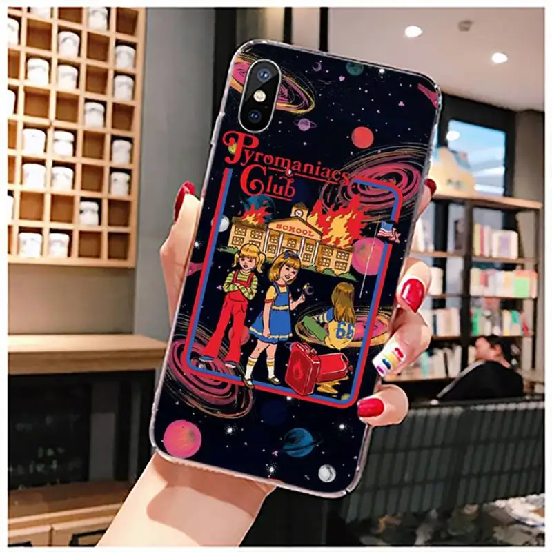 

Alien horror space halloween Phone Case Transparent for iPhone 11 12 mini pro XS MAX 8 7 6 6S Plus X 5S SE 2020 XR