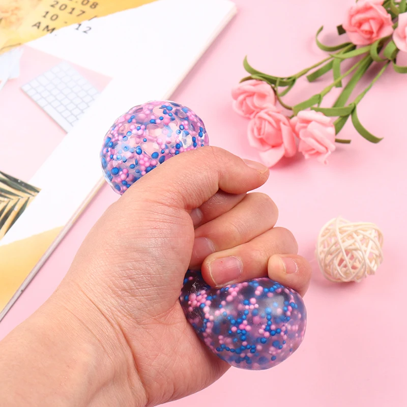 

New 1pc Children Adult Stress Relief Ball Particle Ball Pressure Release Toy Gifts