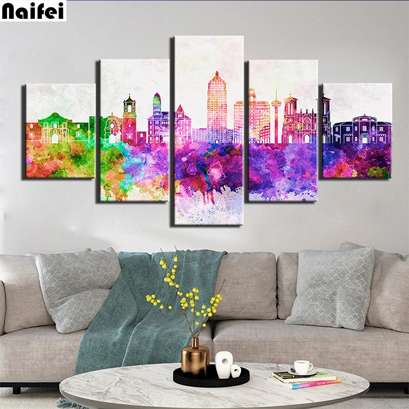 Набор для алмазной вышивки 5d картины с изображением города пейзаж |