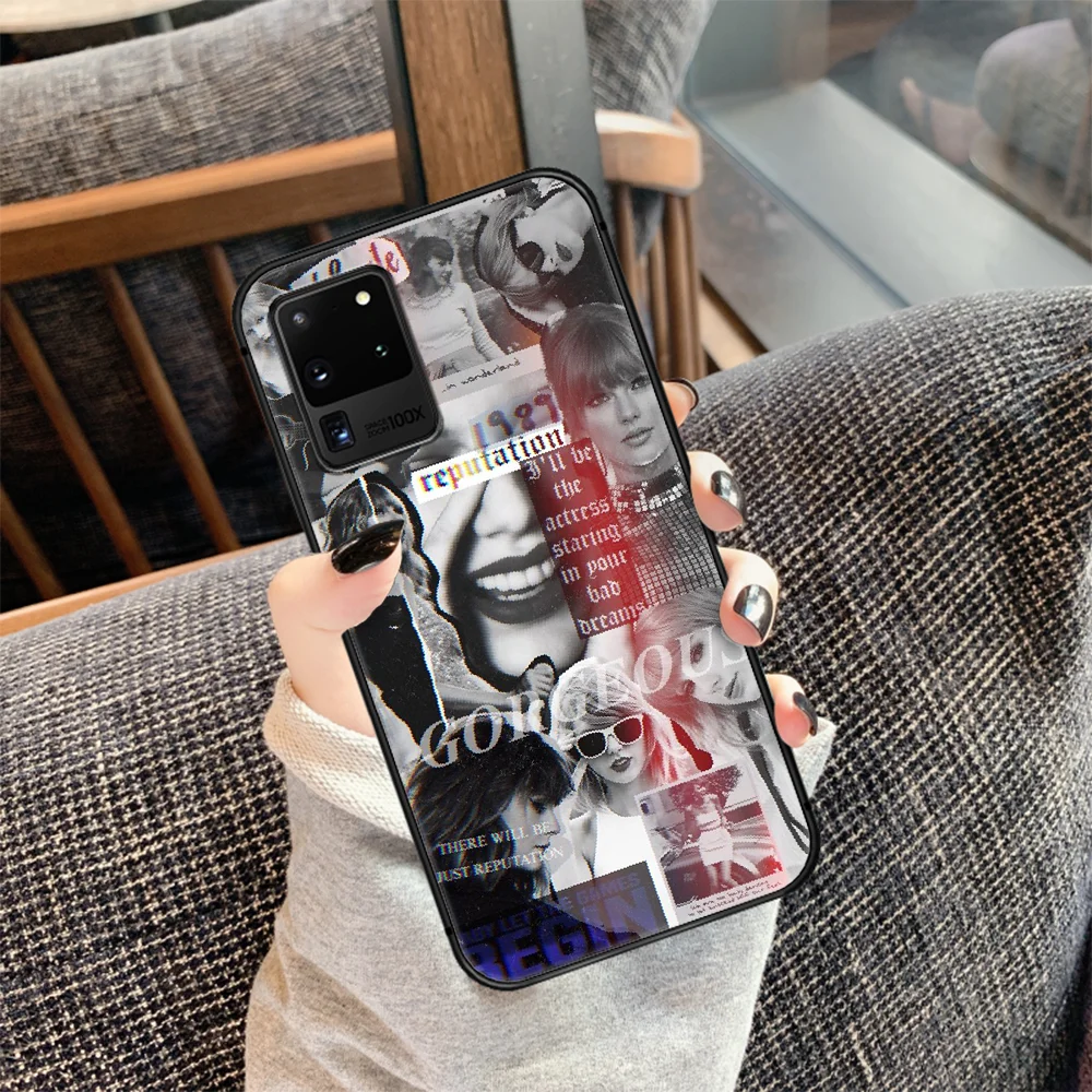 

Taylor Alison Swift Phone Case Cover Hull For Samsung Galaxy S 7 8 9 10 e 20 FE edge uitra plus Note 9 10 20 black Funda Tpu