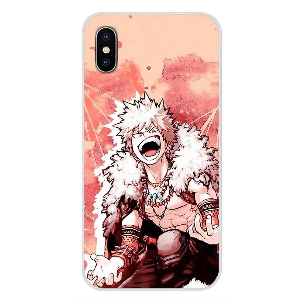 Для Motorola Moto X4 E4 E5 G5 G5S G6 Z Z2 Z3 G G2 G3 C Play Plus аниме Katsuki Bakugou аксессуары чехлы для