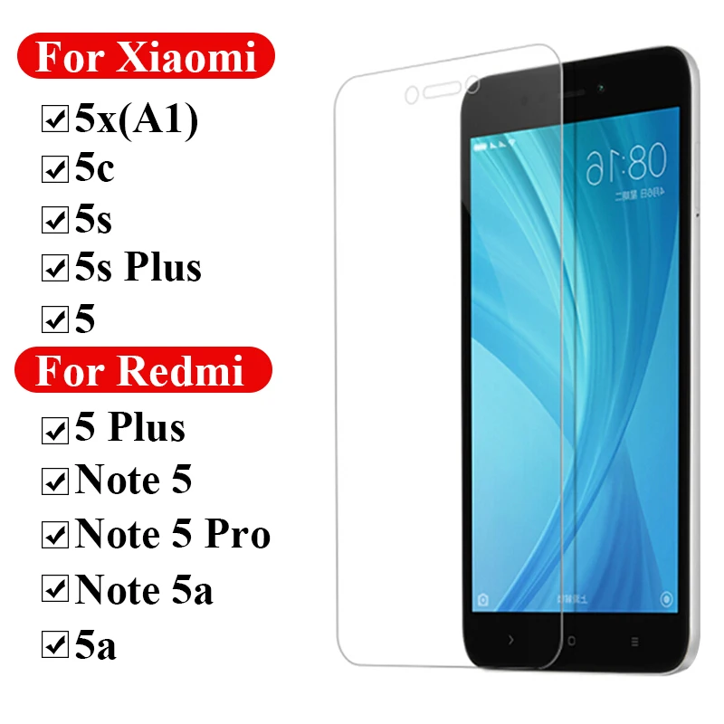 Стекло для Xiaomi Mi 5 5S Plus 5c ksiomi redmi note 5a pro xiaomei xiomi xaomi защитная пленка a5 s5 c5 note5