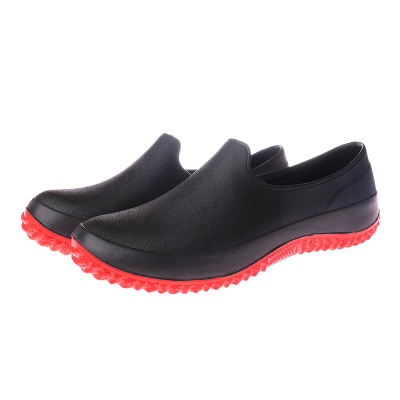 Туфли мужские резиновые Нескользящие водонепроницаемые маслостойкие обувь для