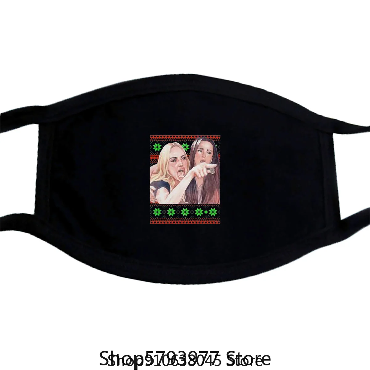 Женская рождественская маска с изображением кошки PM2.5|Мужские маски-балаклавы| |