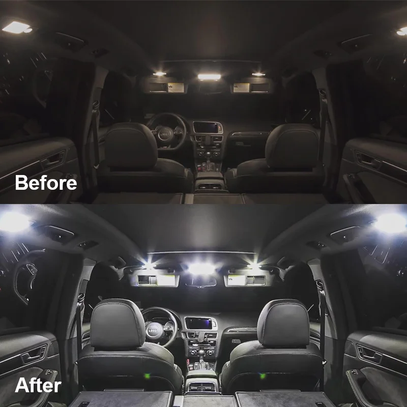 

10 x White Canbus No Error Car LED Interior Door Lights Vanity Mirror Trunk Lights Package Kit For 2016-2019 Lexus RX350 RX450h