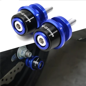 For Suzuki v-strom 650 / 1000 / 1050 / XT dl250 / 650 / 1000 SwingArm Sliders Spools CNC Rear Swing Arm Stand Screw Paddock