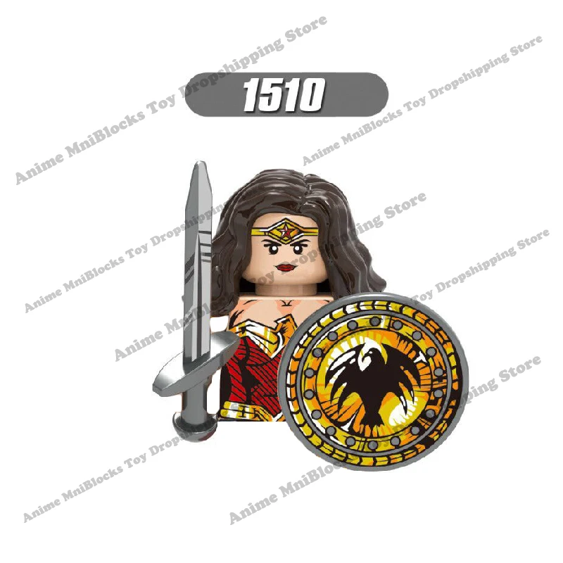 X0288 Бэтмен чудо-женщина Барбара Гепард аниме куклы пластиковые мини Экшн-игрушки