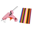 30 Вт мини-пистолет для клея с постоянной температурой ручной работы DIY детский инструмент для ремонта игрушек маленький горячий силиконовый пистолет 7 мм красочный клей-карандаш