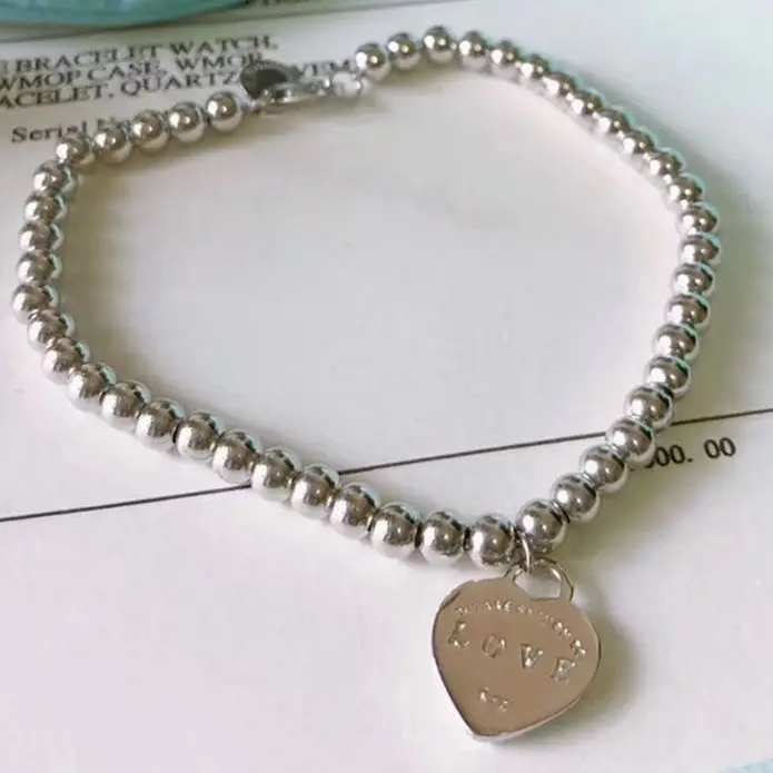 Женский браслет TSHOU323 из 925 латуни модные ювелирные изделия романтический с