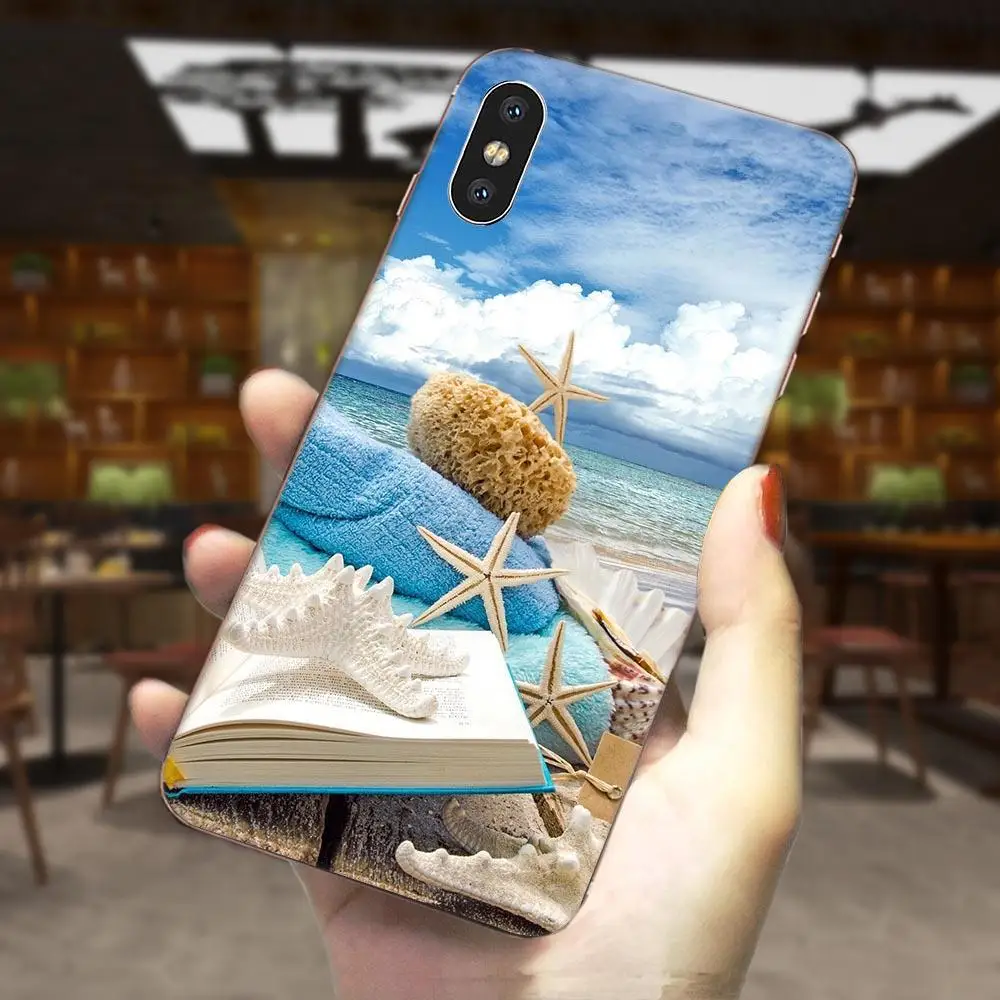 Телефон из ТПУ морские ракушки Stars Beach для LG G3 G4 G5 G6 G7 K4 K7 K8 K10 K40 K50 Q6 Q60 V10 V20 V30 V40 Nexus 5 5X