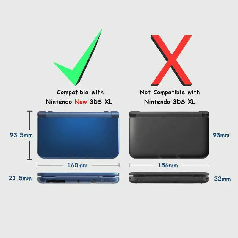 Матовый жесткий защитный чехол для Nintendo NEW 3DS XL LL с перекрещивающимися животными