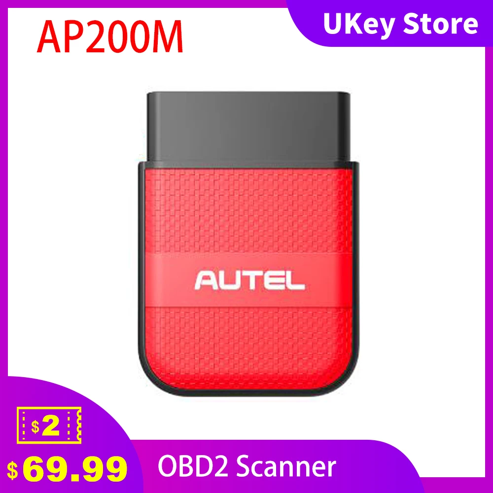 

Autel AP200M OBD OBD2 сканер, полная система, Автомобильные диагностические инструменты, автомобильный считыватель кодов, Bluetooth-совместимый PK Thinkdiag ...