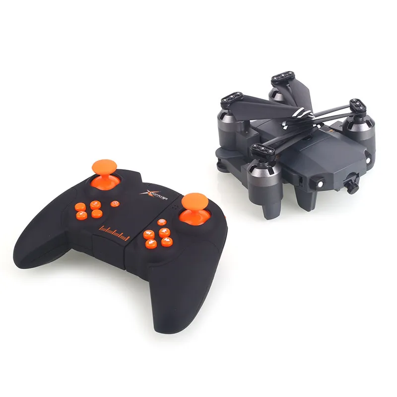 XT-1 складной Радиоуправляемый Дрон с камерой WiFi FPV 2MP RC вертолет Квадрокоптер высота удерживающий Дрон Безголовый режим 360 градусов флип