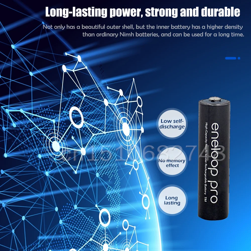 1-4 шт. Panasonic Eneloop Pro 1 2 в 950 мАч Ni-MH AAA перезаряжаемая батарея для фонарика весы Камеры