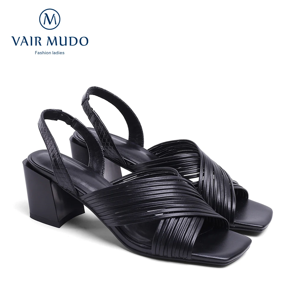 Сандалии женские на толстом каблуке босоножки с ремешком щиколотке обувь