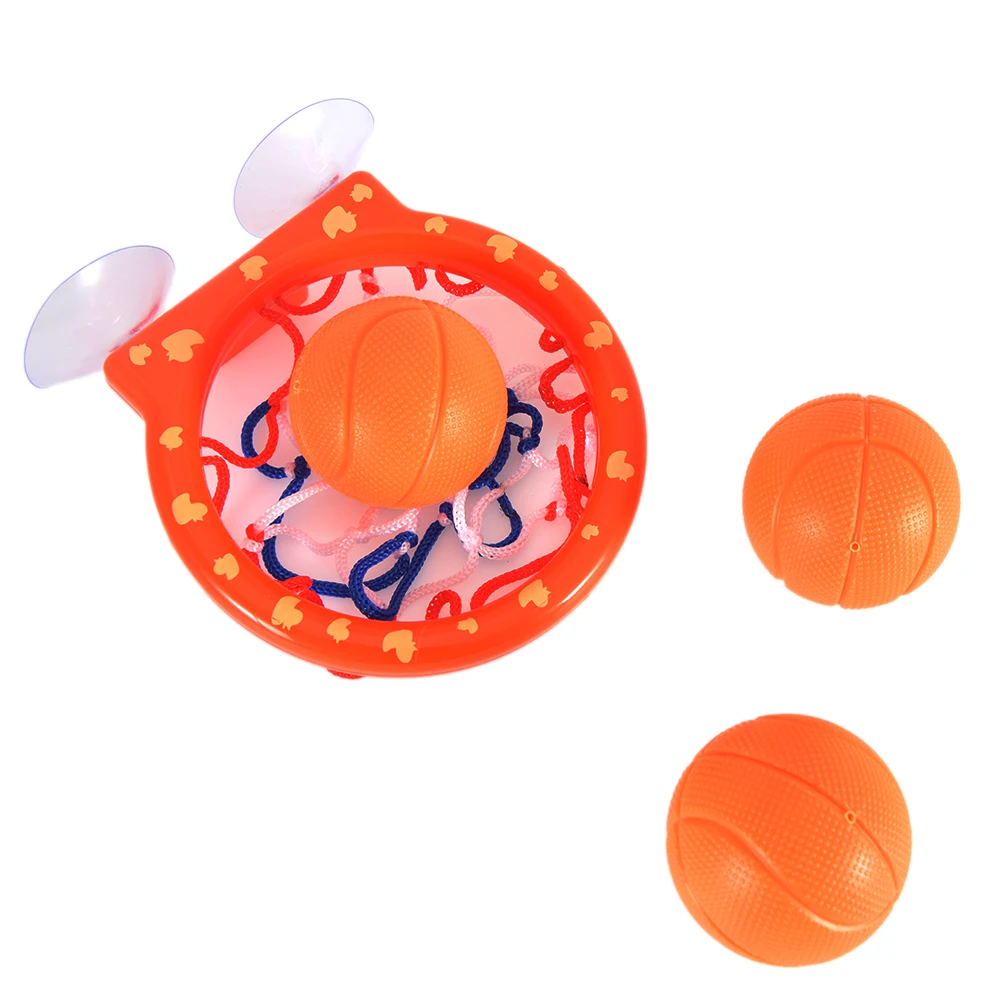 

Toys Kids Shooting Basket Bathtub Water Play Set for Baby Girl Boy with 3 Mini Plastic Basketballs Funny Shower Bath