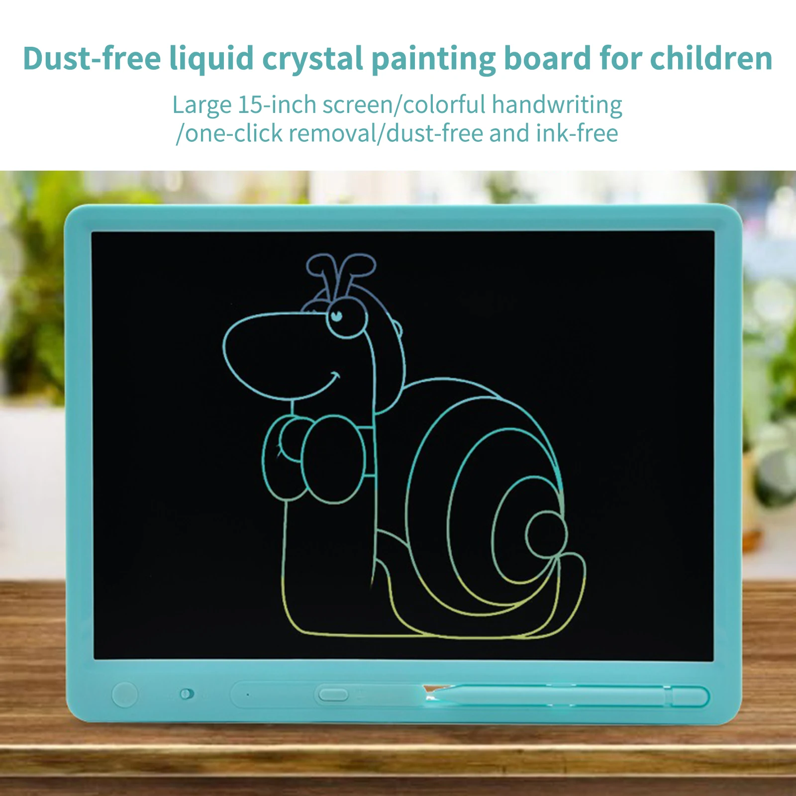 

Электронная доска 15 дюймов ЖК-дисплей доска планшеты для рисования обучающая электронная доска для глаз-продукций с защитой от стирания гр...